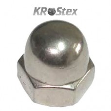 M10 Hexagon Dome Head Capnut DIN1587 A2 Stainless Steel Self Colour